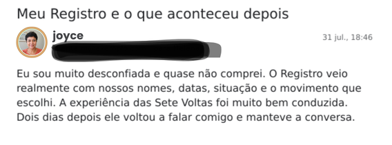 Relato compartilhado com o Registro de Yue Lao — 10