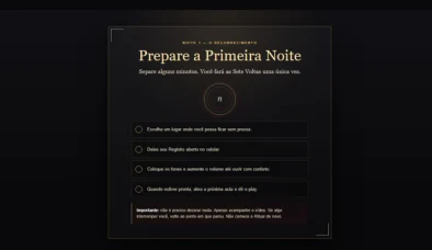 Captura real da área de membros: O Reconhecimento